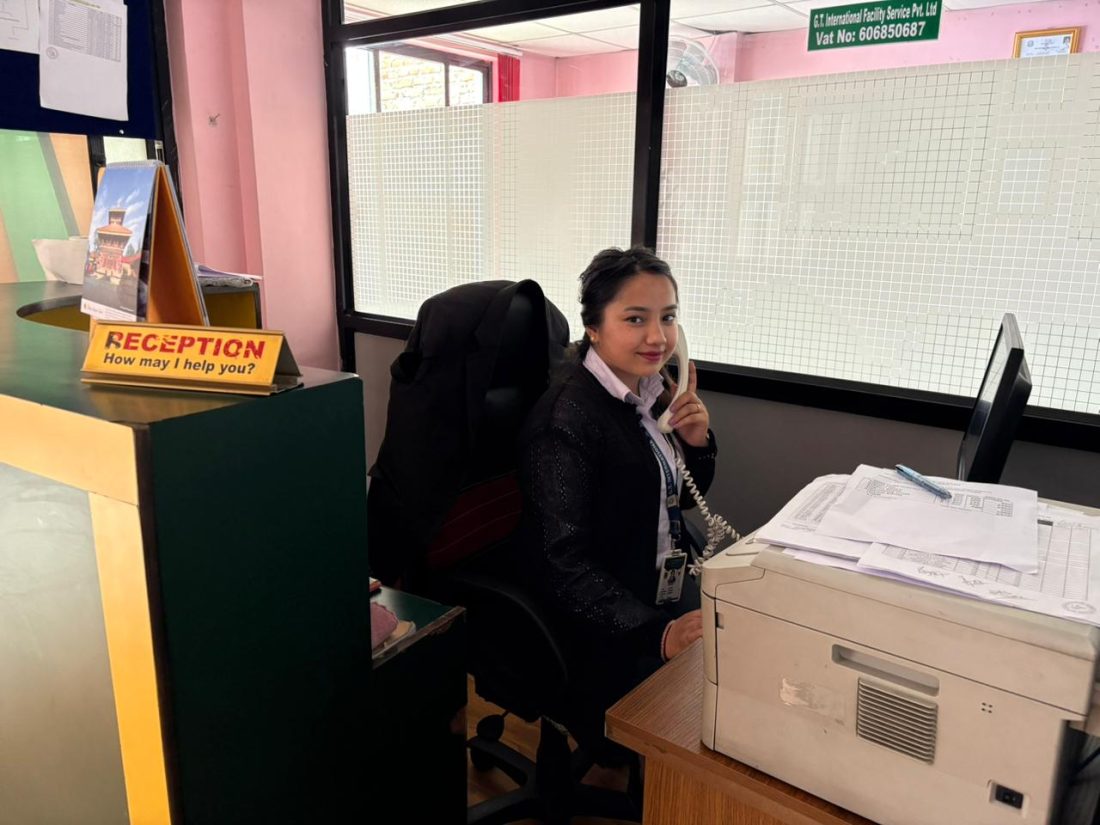 Receptionist and Call Operator